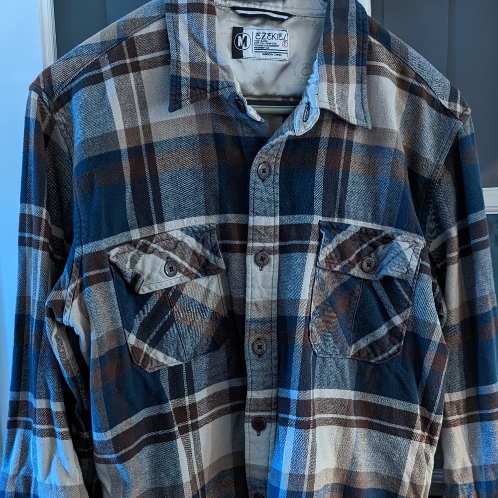 Men's Ezekiel Plaid Flannel Medium